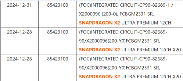 高通骁龙X2新系列CPU现身！比Elite更加高端