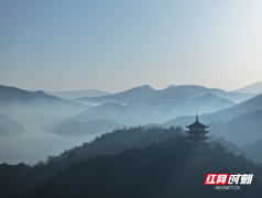 攸县酒仙湖景区“雾”入水墨画